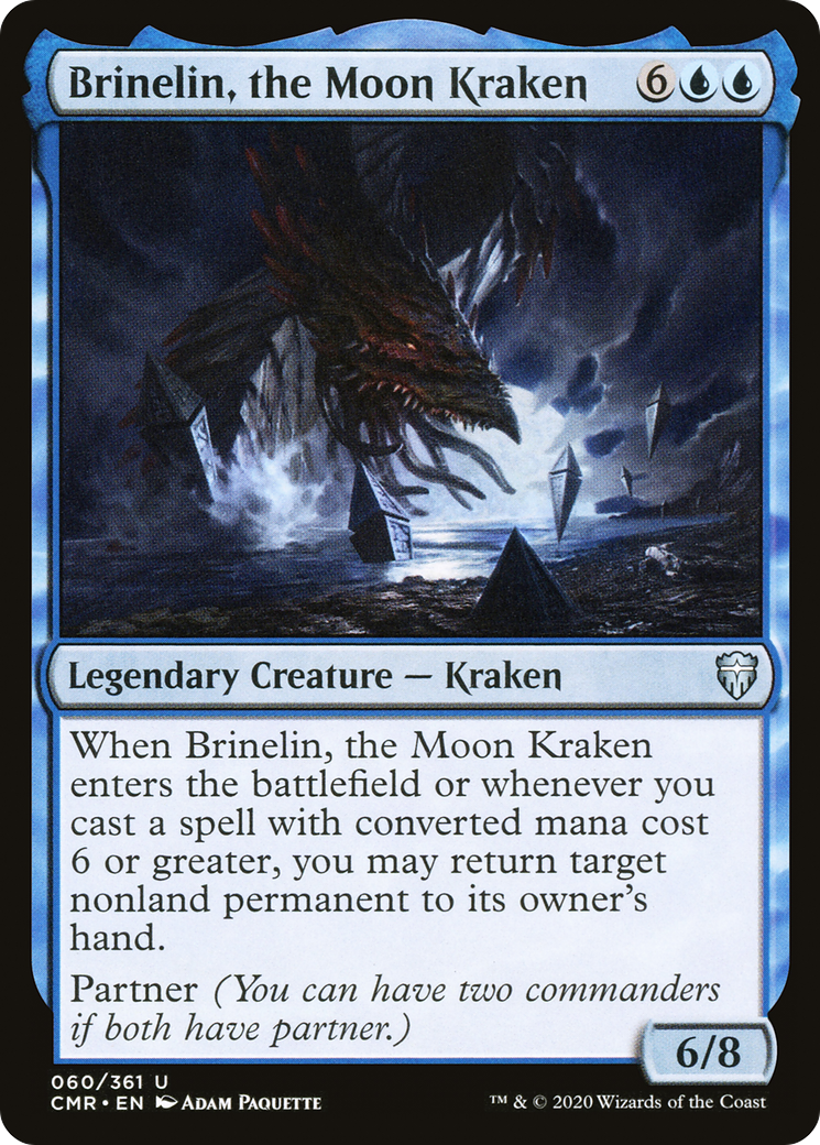 Brinelin, the Moon Kraken (CMR-060) [Commander Legends] Foil