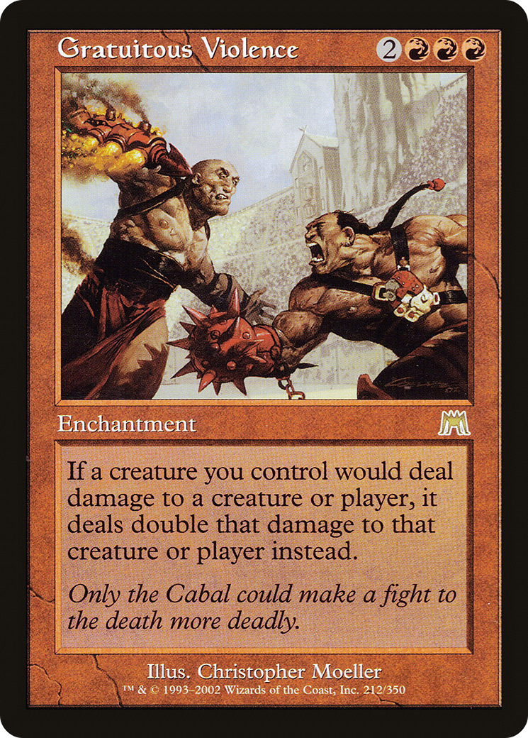 Gratuitous Violence (ONS-212) [Onslaught] Foil