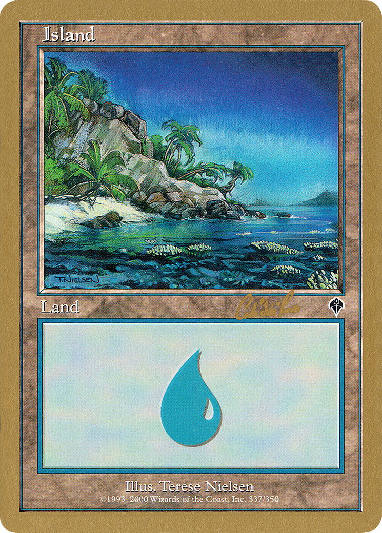 Island (337) - 2002 Carlos Romao (INV) [World Championship Decks 2002]