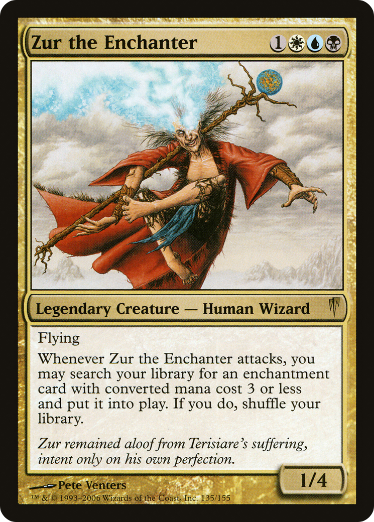 Zur the Enchanter (CSP-135) [Coldsnap] Foil