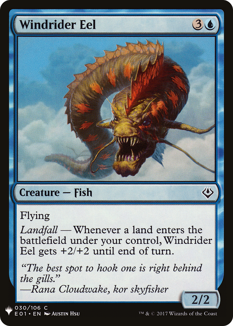 Windrider Eel (LIST-030) [The List]