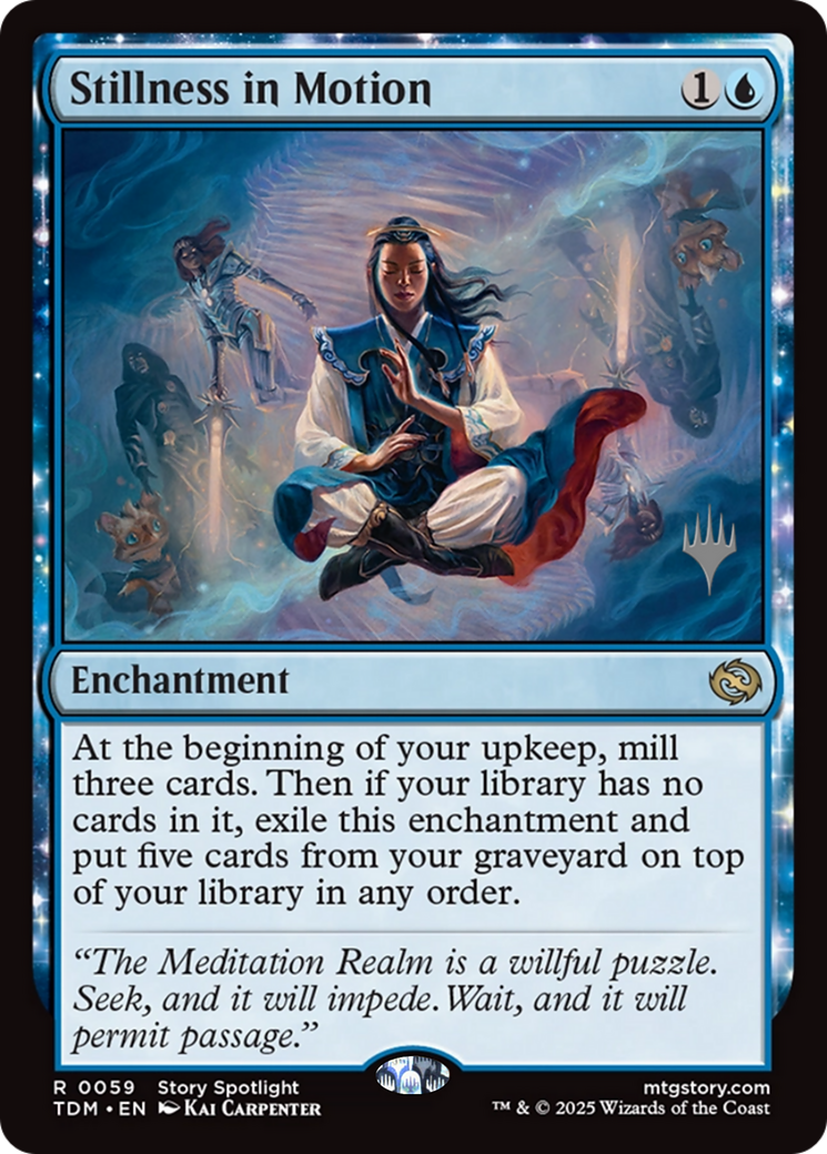 Stillness in Motion (PPTDM-059) [Promo Pack: Tarkir: Dragonstorm] Foil