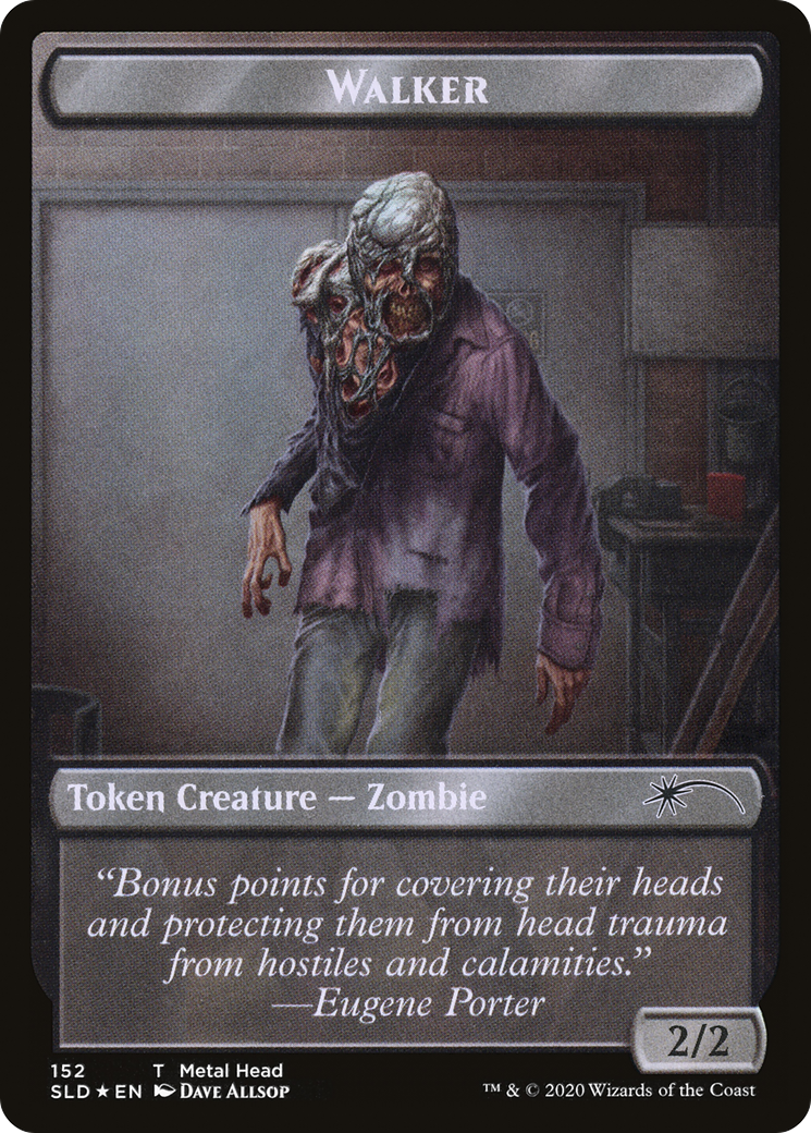 Walker (Metal Head // Treasure) Double-sided Token (SLD-152 // 153) [Secret Lair Drop] Foil