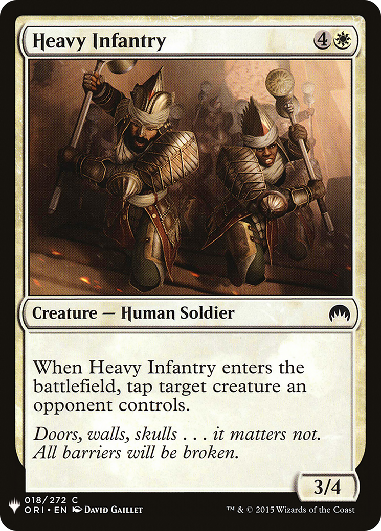 Heavy Infantry (LIST-018) [The List]