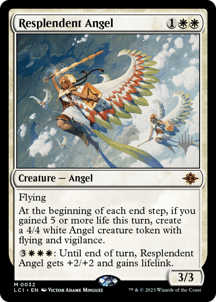 Resplendent Angel (PPLCI-032) [Promo Pack: The Lost Caverns of Ixalan Promos]