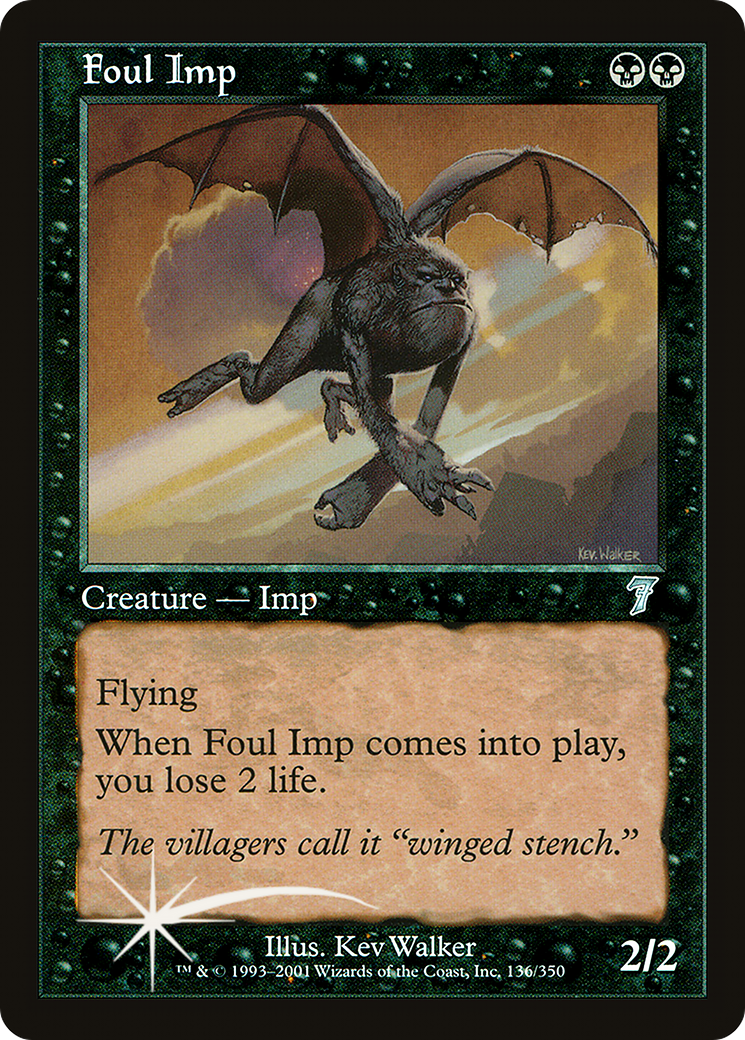 Foul Imp (7ED-136) [7th Edition] Foil