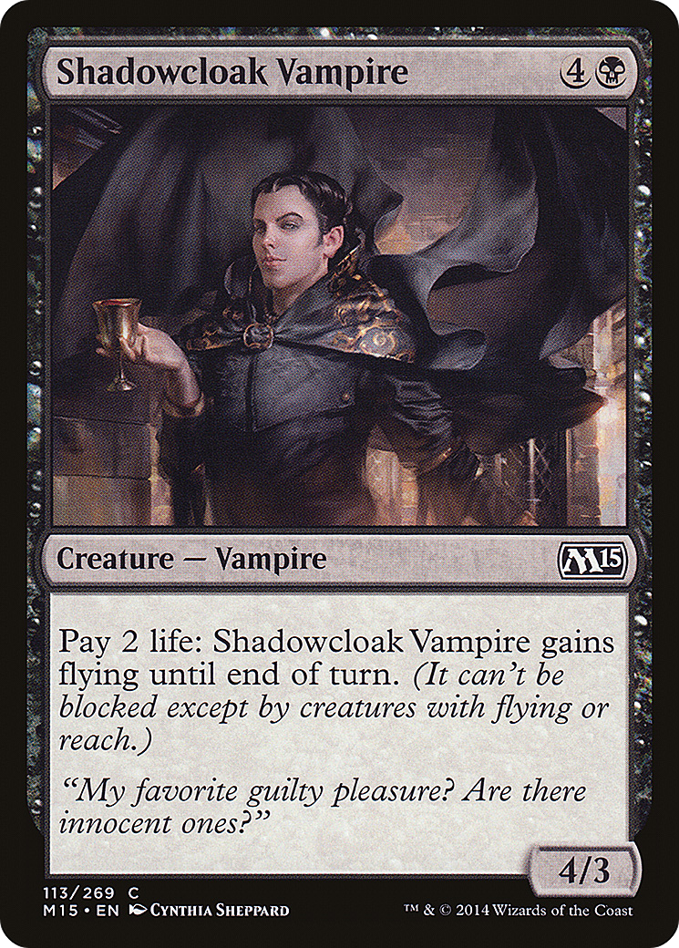 Shadowcloak Vampire (M15-113) [Magic 2015]