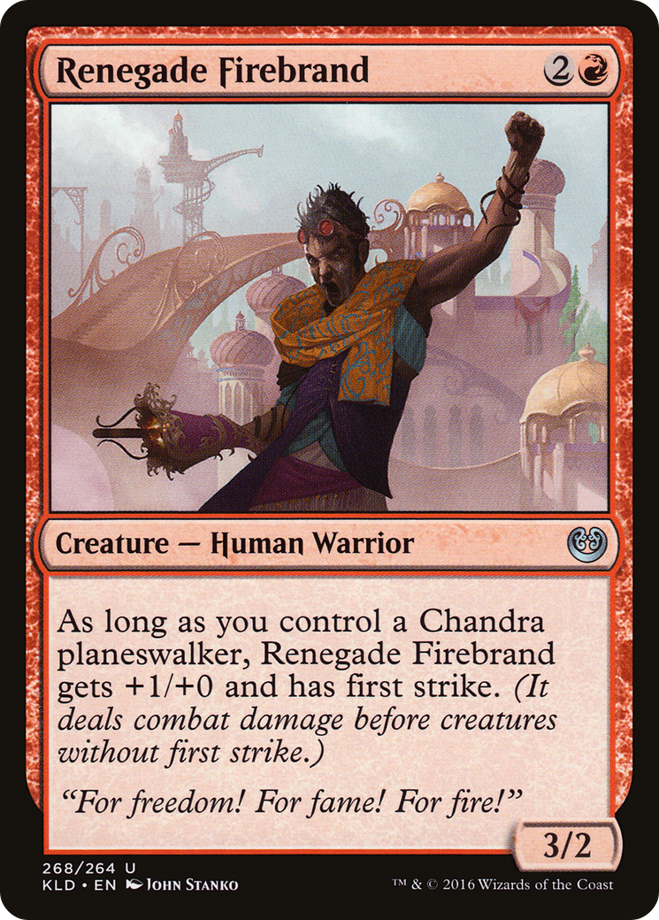 Renegade Firebrand (KLD-268) [Kaladesh]