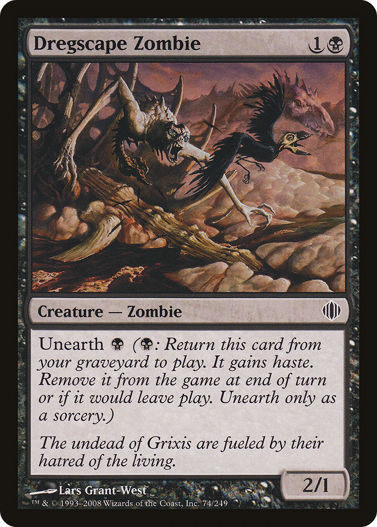 Dregscape Zombie (ALA-074) [Shards of Alara]