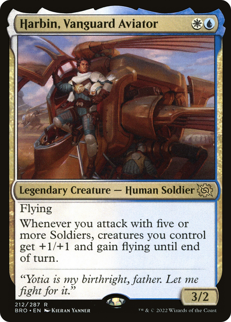Harbin, Vanguard Aviator (BRO-212) [The Brothers' War] Foil