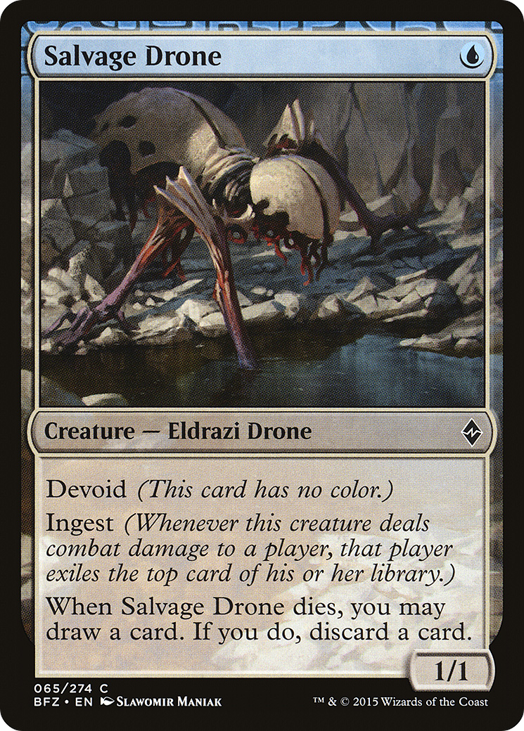 Salvage Drone (BFZ-065) [Battle for Zendikar]