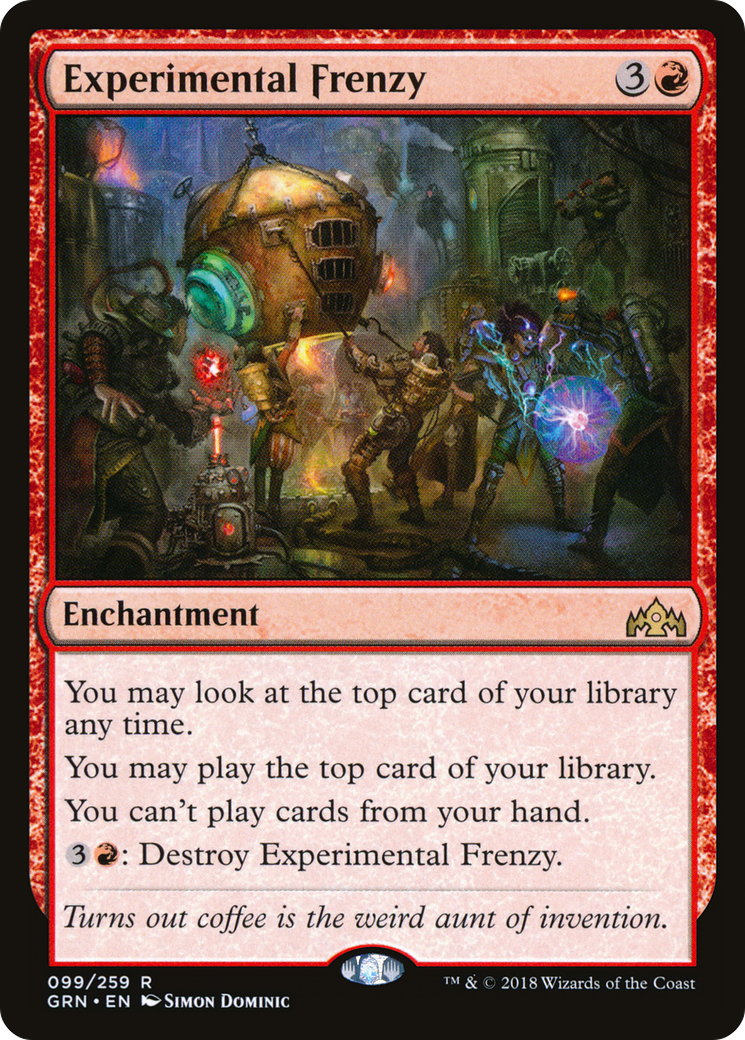 Experimental Frenzy (GRN-099) [Guilds of Ravnica] Foil