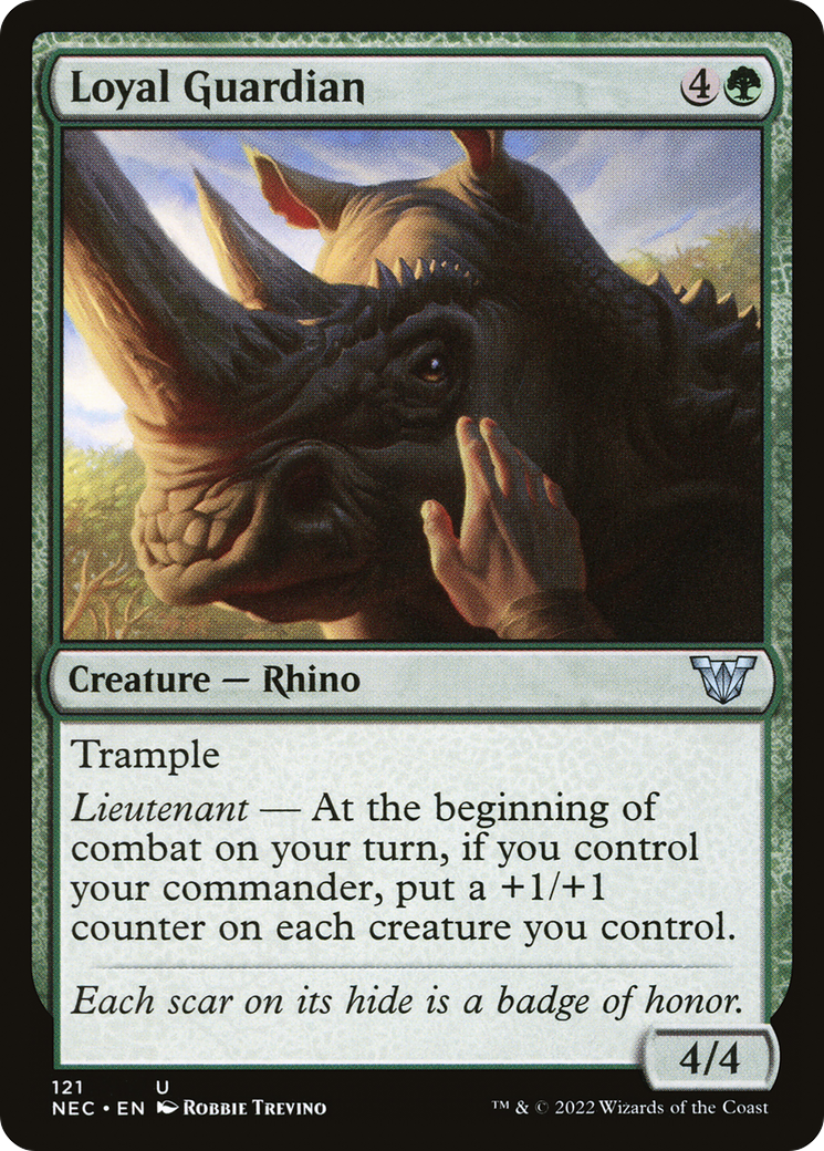 Loyal Guardian (NEC-121) [Neon Dynasty Commander]