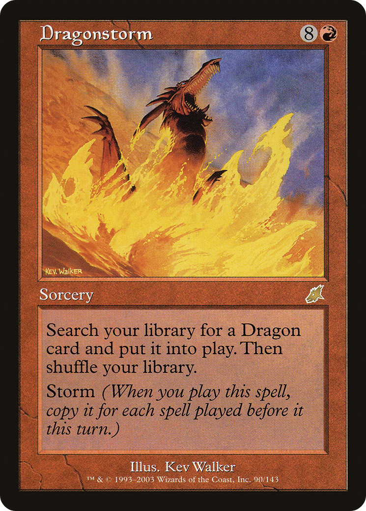 Dragonstorm (SCG-090) [Scourge] Foil