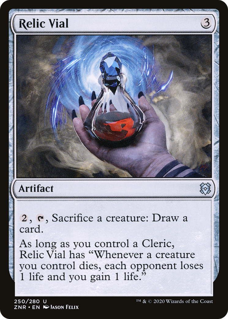 Relic Vial (ZNR-250) [Zendikar Rising] Foil