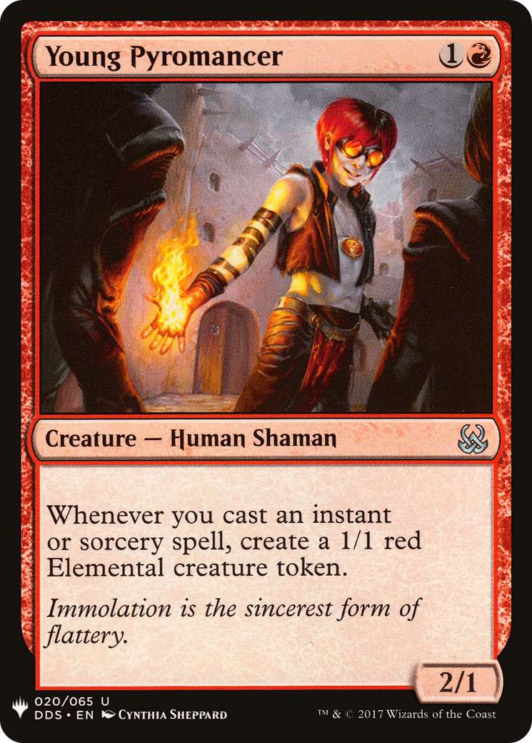 Young Pyromancer (DDS) (LIST-020) [The List]