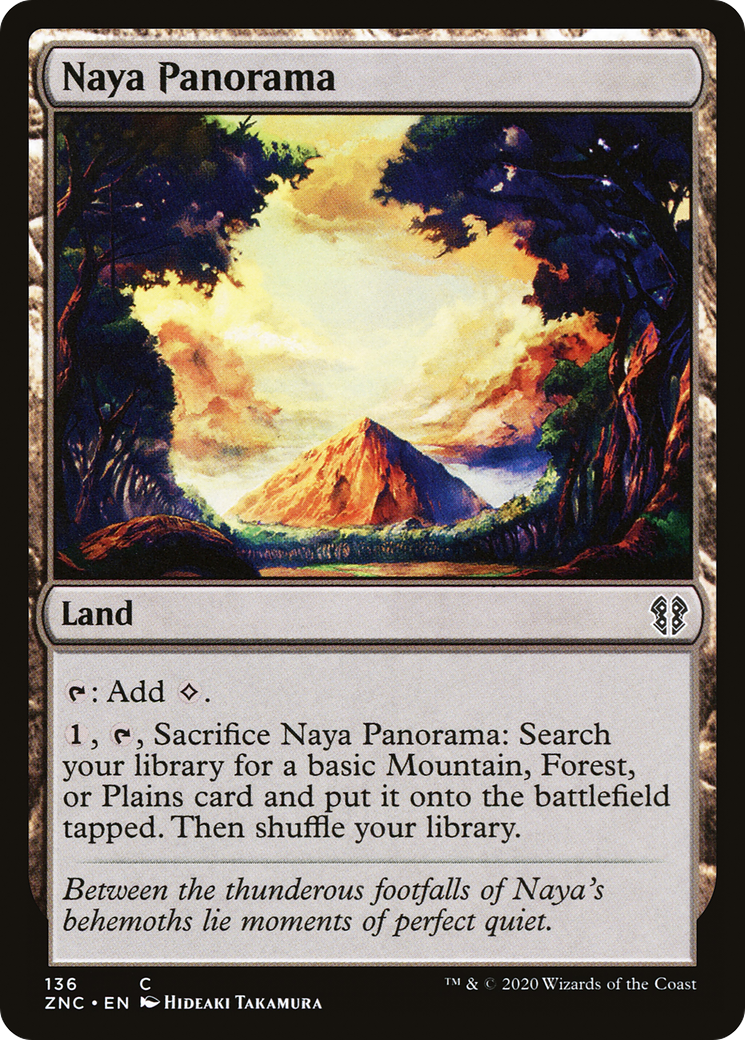 Naya Panorama (ZNC-136) [Zendikar Rising Commander]