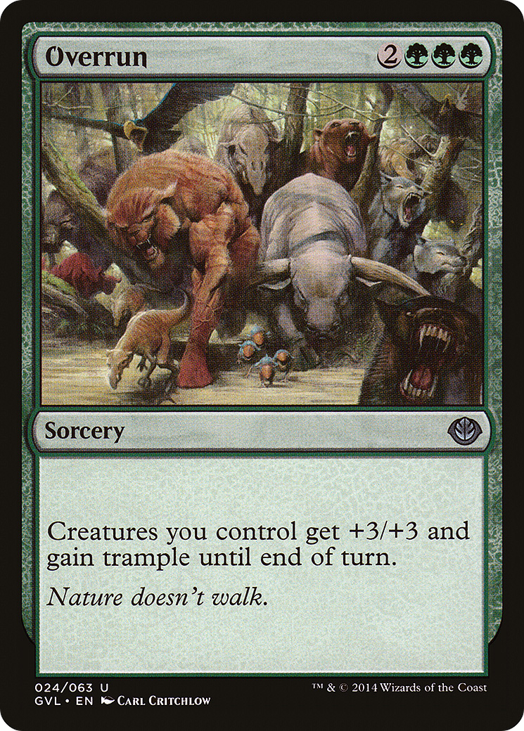 Overrun [Duel Decks Anthology: Garruk vs. Liliana]