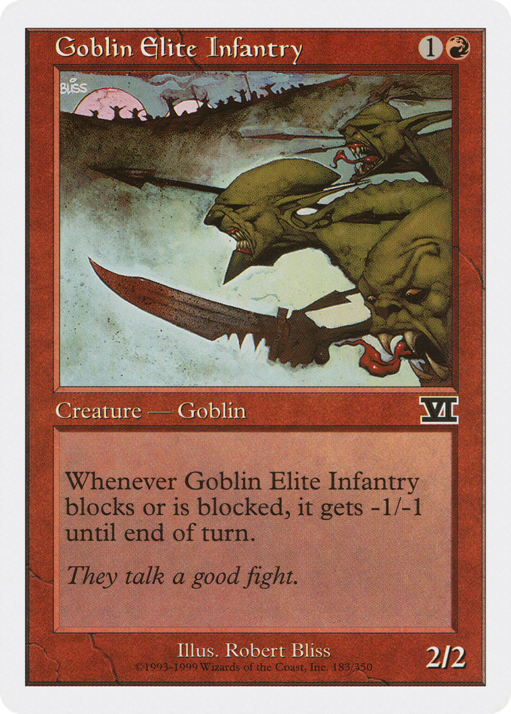 Goblin Elite Infantry (6ED-183) [Classic Sixth Edition]