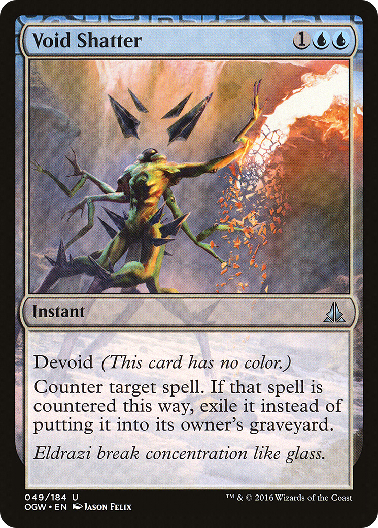 Void Shatter (OGW-049) [Oath of the Gatewatch] Foil