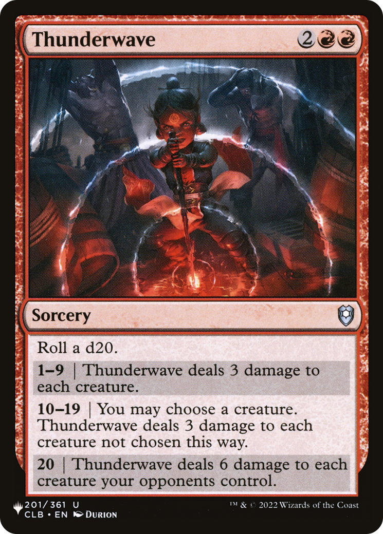 Thunderwave (LIST-201/361) [The List]
