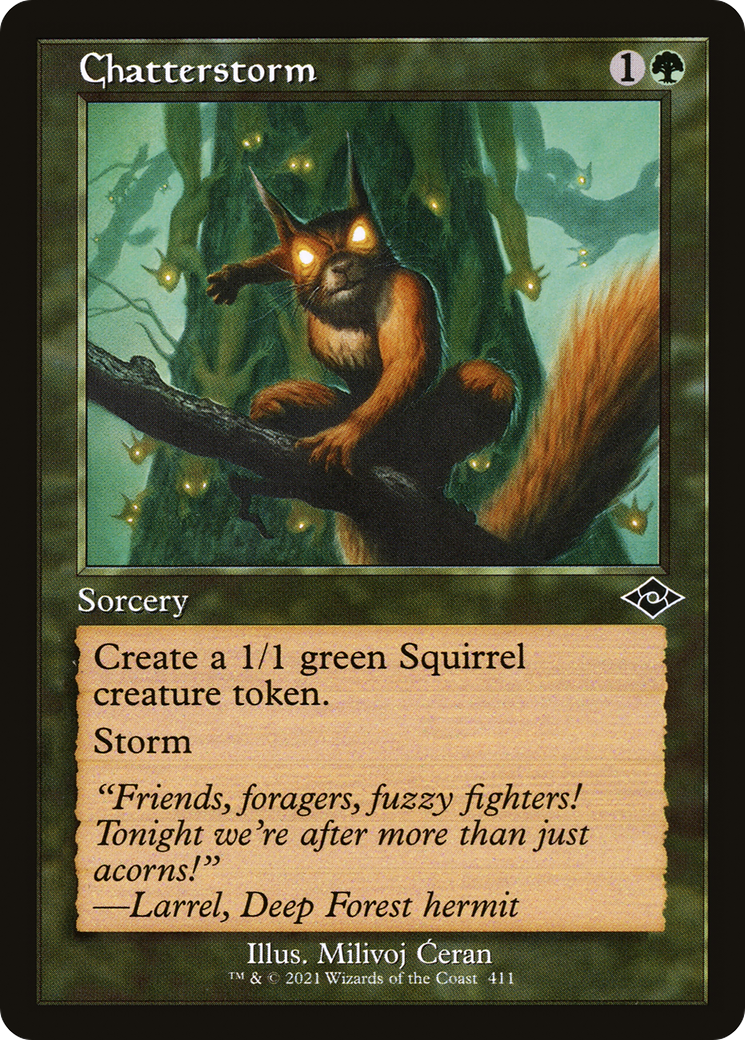 Chatterstorm (Retro Frame) (MH2-411) [Modern Horizons 2] Foil