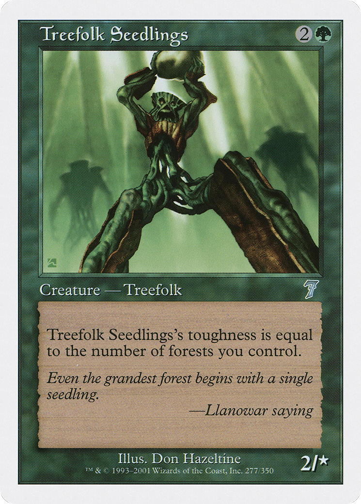 Treefolk Seedlings (7ED-277) [7th Edition]