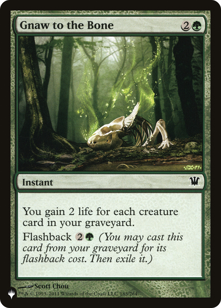 Gnaw to the Bone (LIST-183/264) [The List]