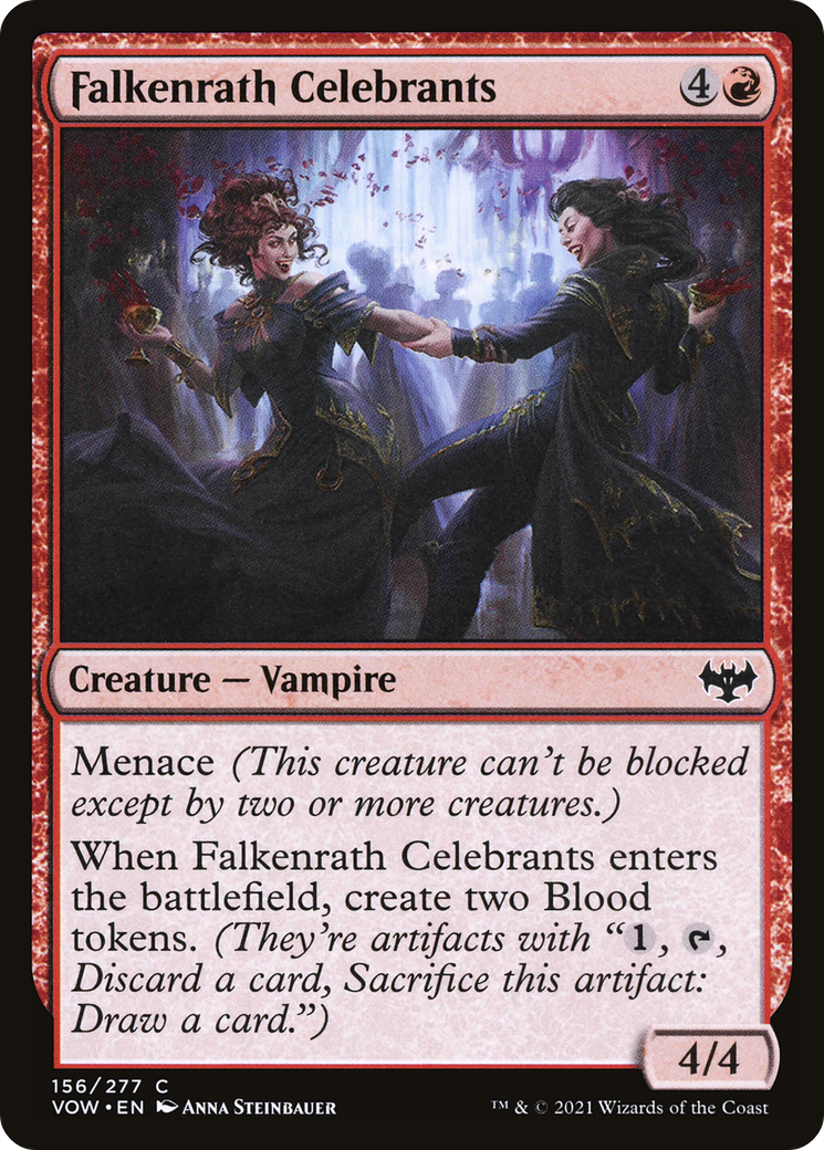 Falkenrath Celebrants - Foil [Innistrad: Crimson Vow]