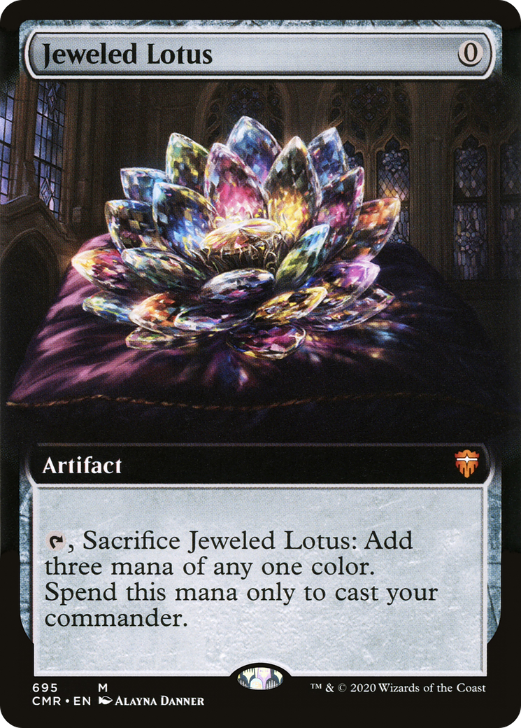Jeweled Lotus (Extended Art) (CMR-695) [Commander Legends] Foil