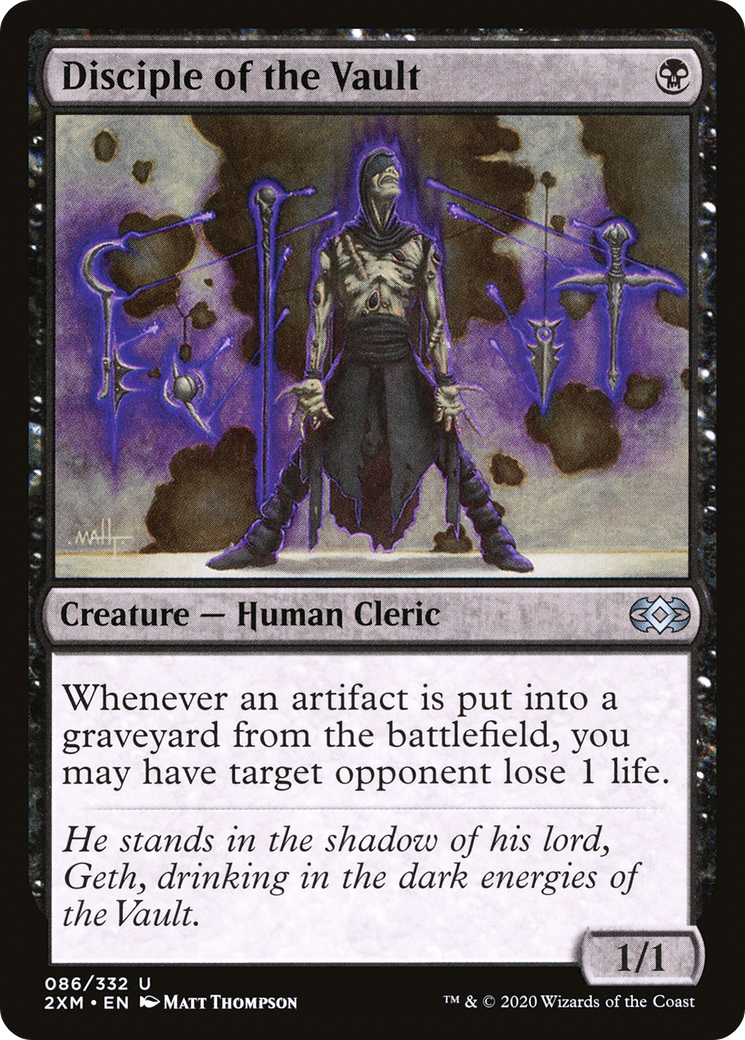 Disciple of the Vault (2XM-086) [Double Masters] Foil