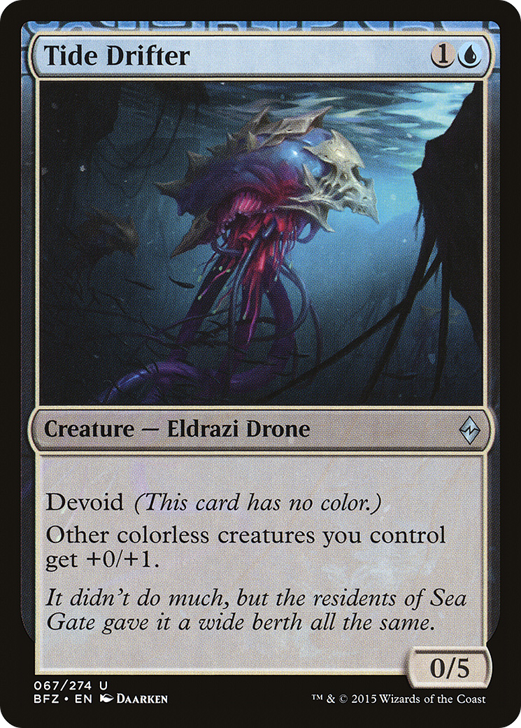 Tide Drifter (BFZ-067) [Battle for Zendikar]