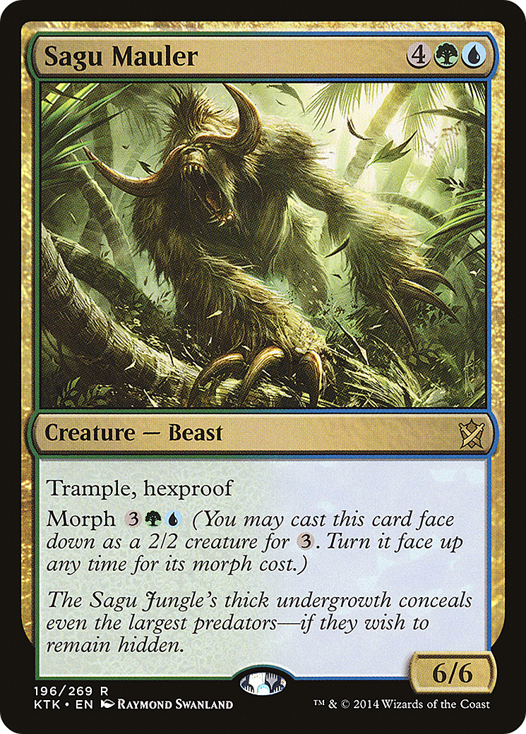 Sagu Mauler (KTK-196) [Khans of Tarkir] Foil