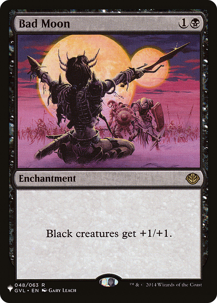 Bad Moon (GVL) (LIST-048/063) [The List]