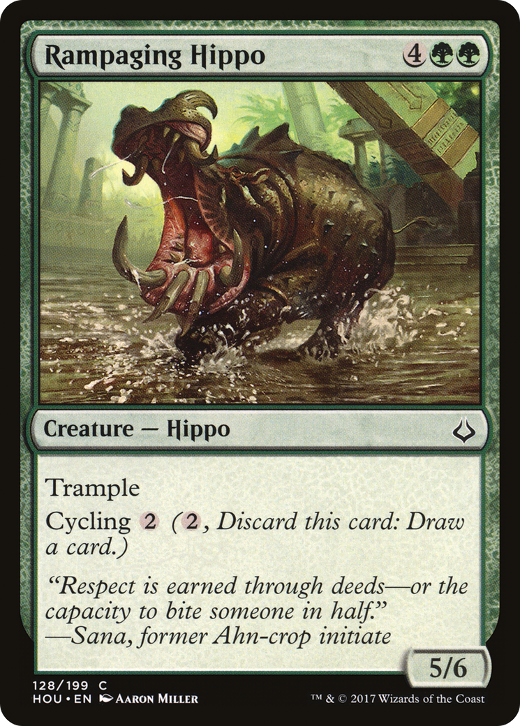 Rampaging Hippo (HOU-128) [Hour of Devastation]