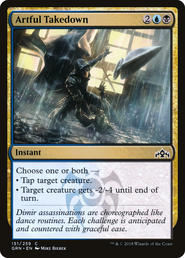Artful Takedown (GRN-151) [Guilds of Ravnica]