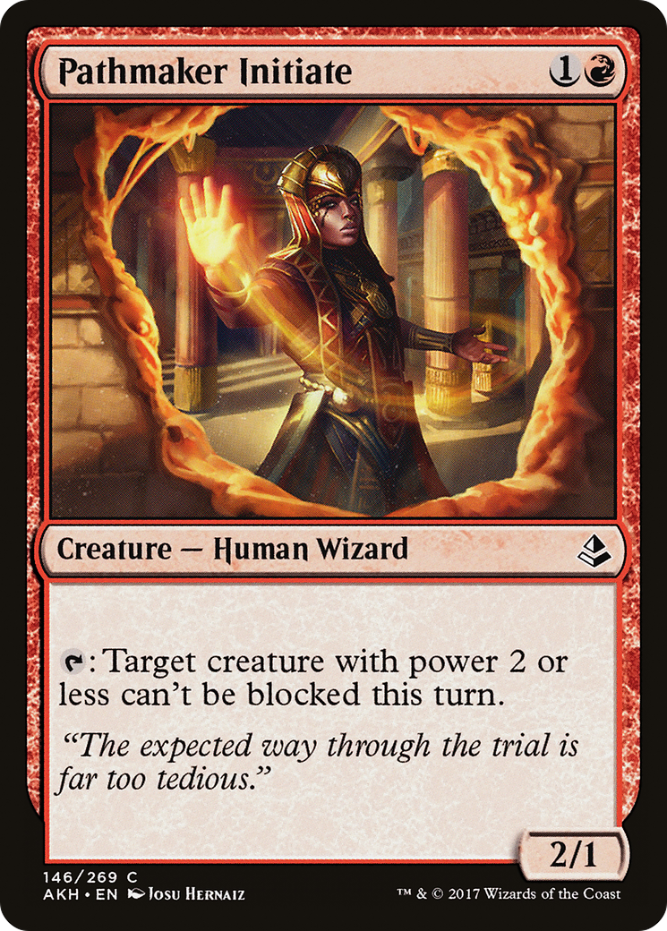 Pathmaker Initiate (AKH-146) [Amonkhet] Foil