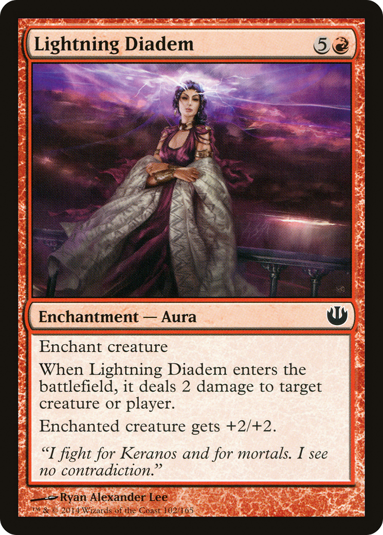 Lightning Diadem (JOU-102) [Journey into Nyx] Foil