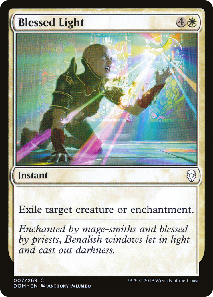 Blessed Light (DOM-007) [Dominaria] Foil