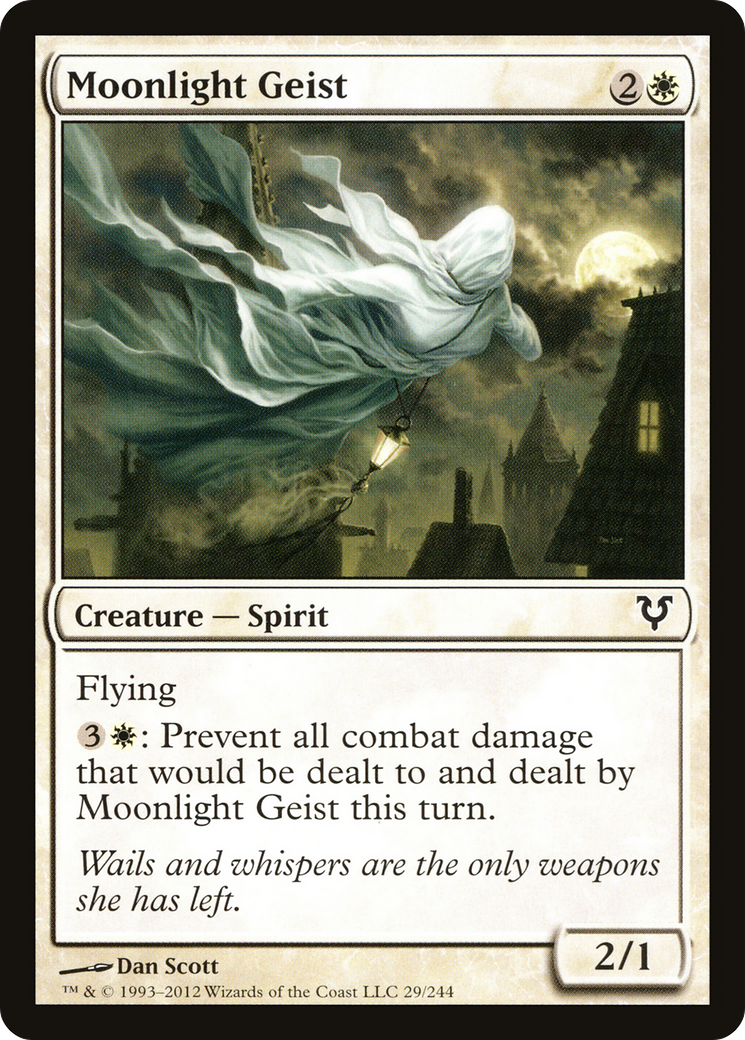 Moonlight Geist (AVR-029) [Avacyn Restored]