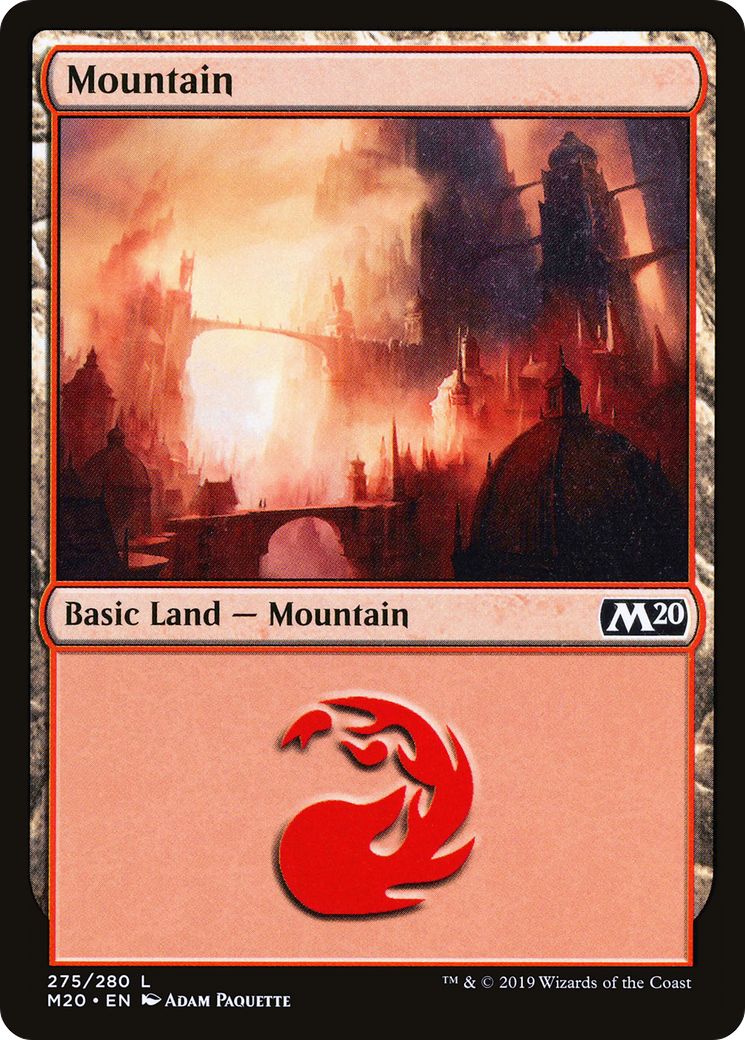 Mountain (M20-275) [Core Set 2020]