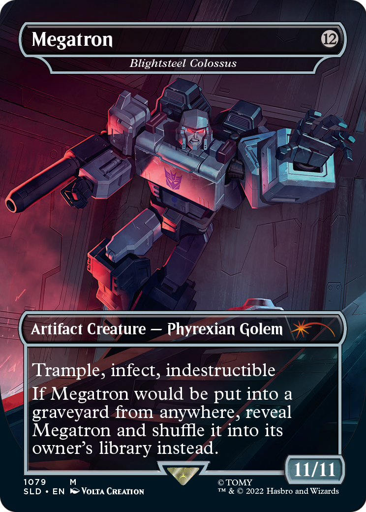 Megatron - Blightsteel Colossus (SLD-1079) (Borderless) [Secret Lair Drop]