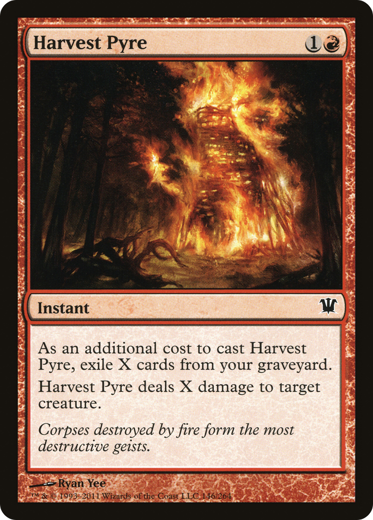 Harvest Pyre (ISD-146) [Innistrad] Foil