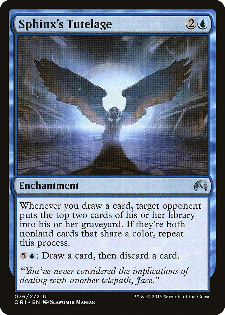 Sphinx's Tutelage (ORI-076) [Magic Origins] Foil
