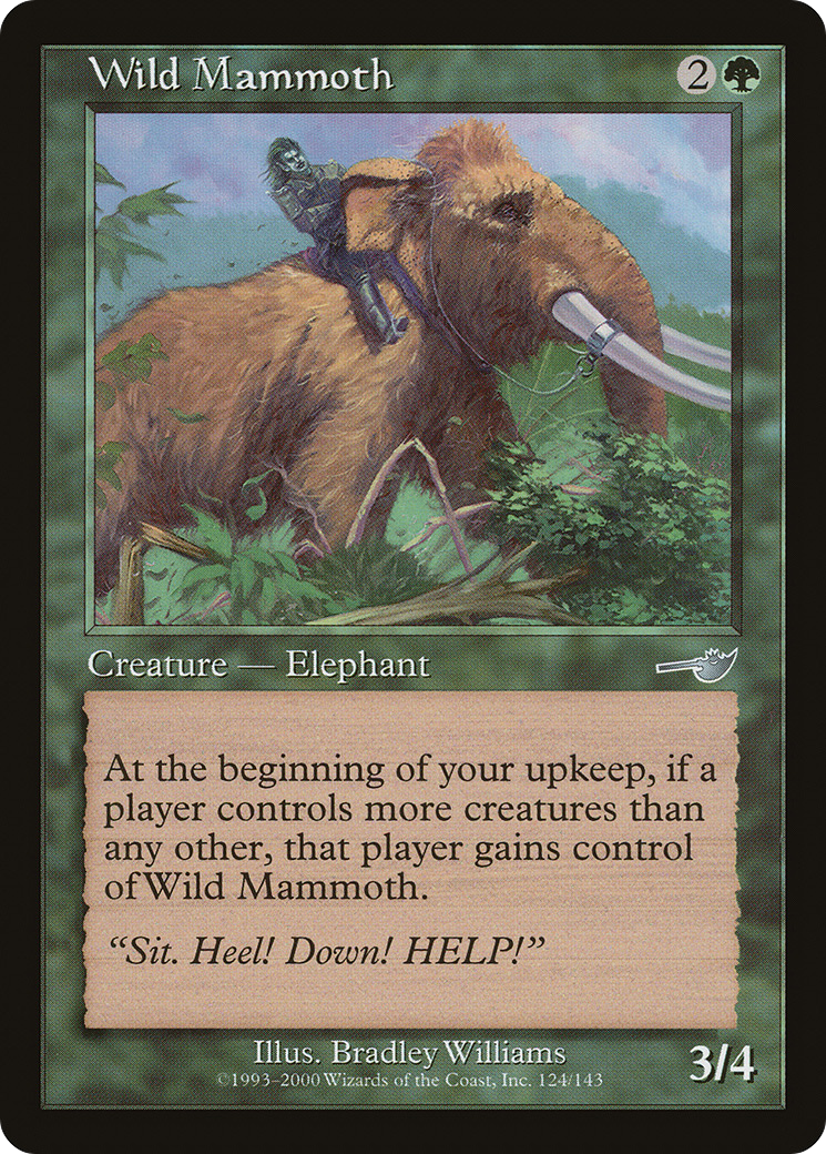 Wild Mammoth (NMS-124) [Nemesis] Foil