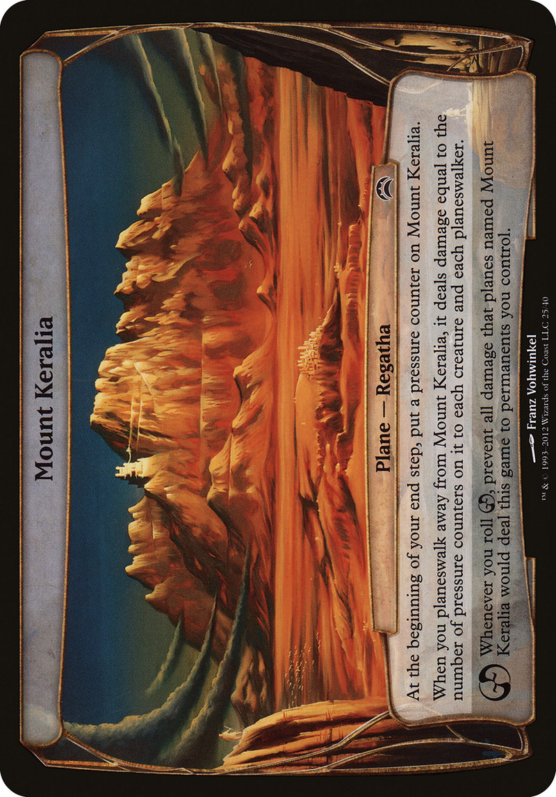 Mount Keralia (Planechase 2012) (OVER-025) [Planechase 2012 Planes]