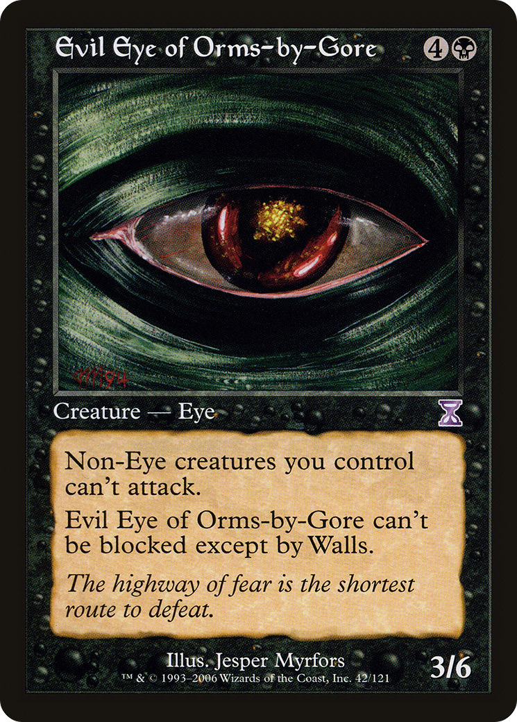 Evil Eye of Orms-by-Gore (TSB-042) [Time Spiral Timeshifted] Foil