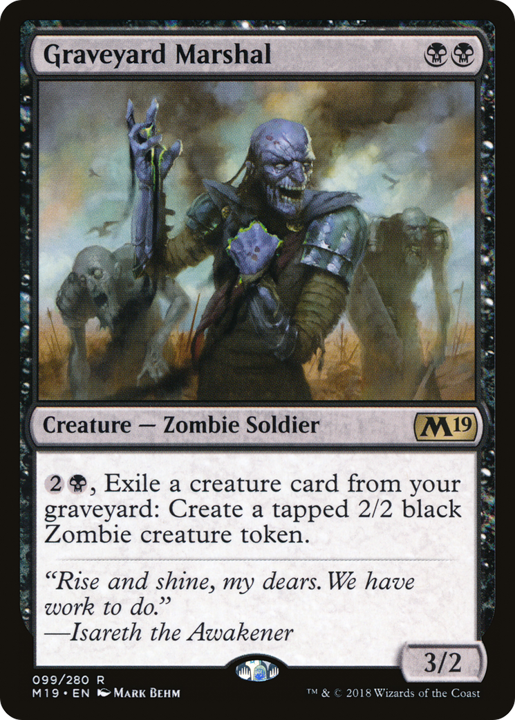 Graveyard Marshal (M19-099) [Core Set 2019]