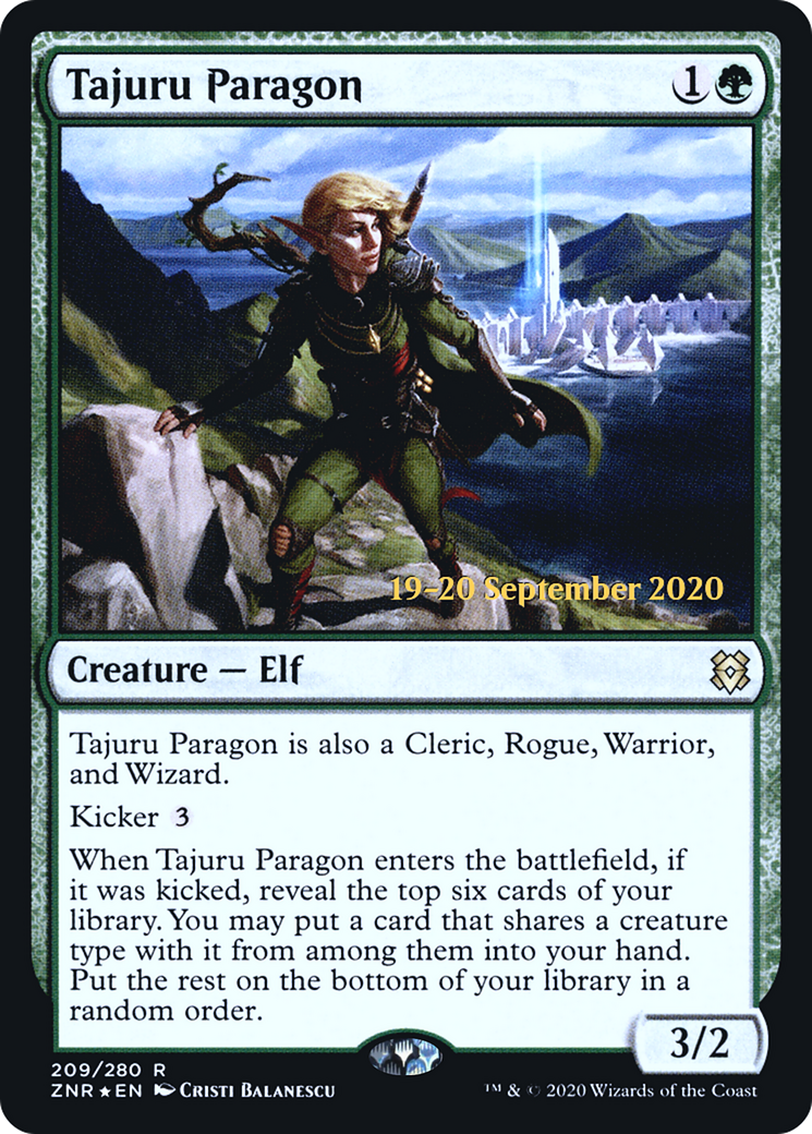 Tajuru Paragon (PRE-209) [Zendikar Rising Promos] Foil