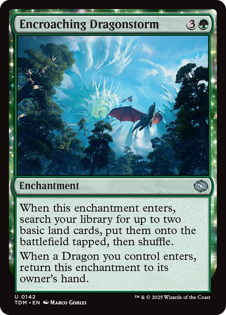 Encroaching Dragonstorm (TDM-142) [Tarkir: Dragonstorm]